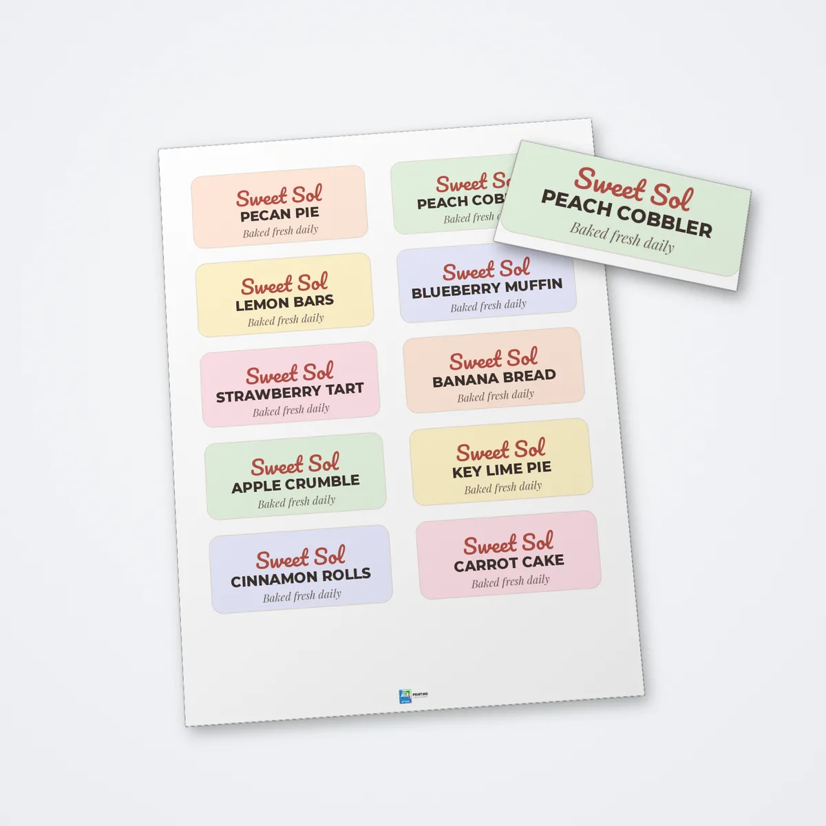 Colored Labels